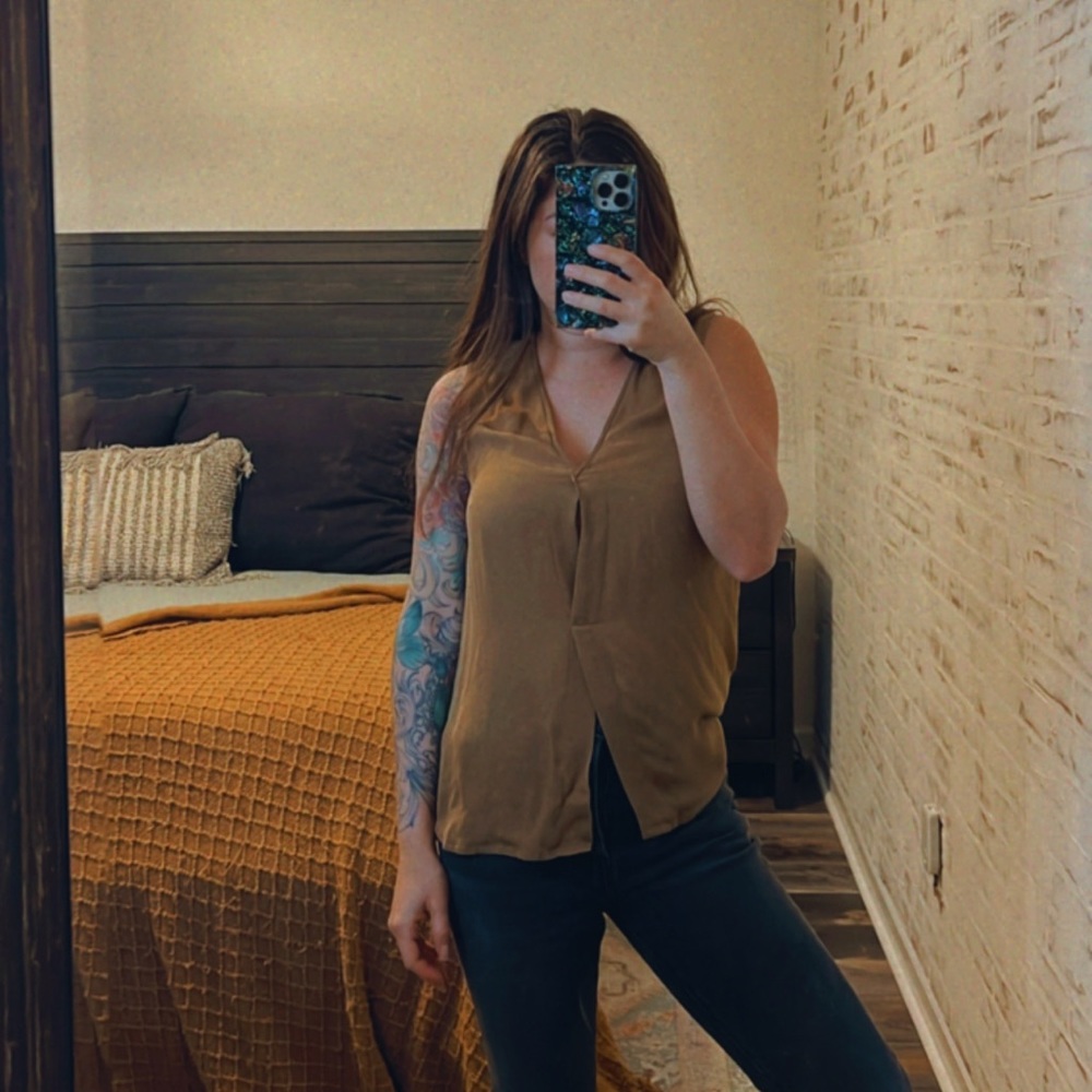 Kaufman Franco silk combo top small